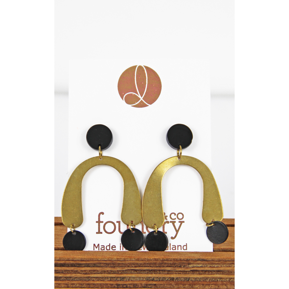 Horseshoe Earring Accessories KILT New Zealand Made Clothing KILT