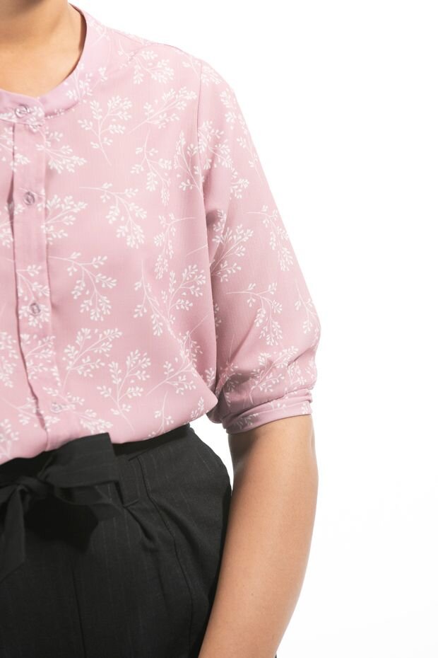 Cras - Joselle Shirt CE1042 - 8142 - 8142 Orchid Pink Polka