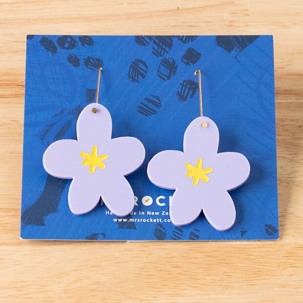 Large Flower Earring AccessoriesEarrings KILT New Zealand Made