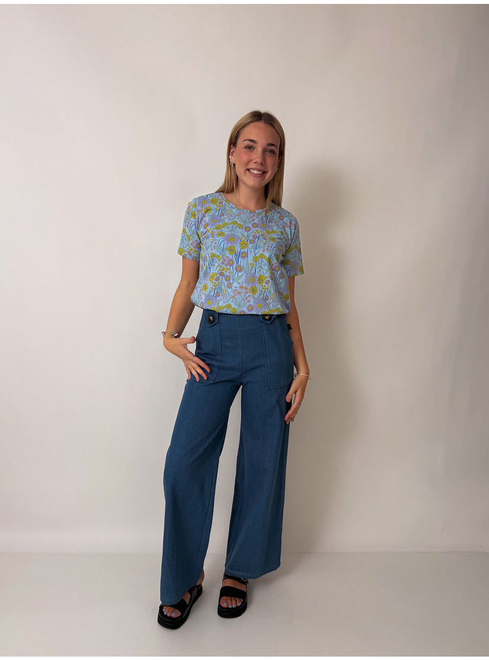 Clarke Denim/Cord Pant