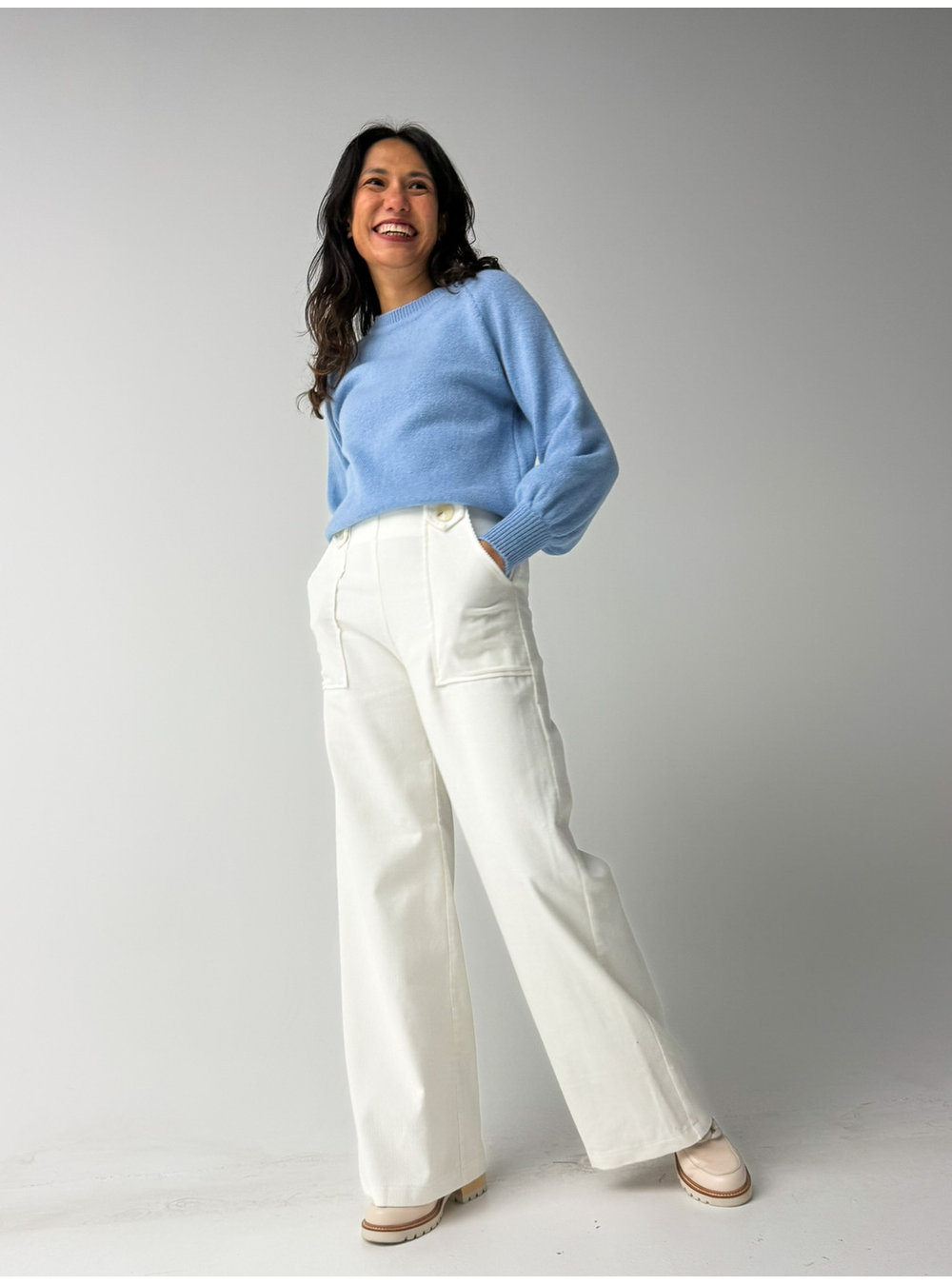 Clarke Denim/Cord Pant