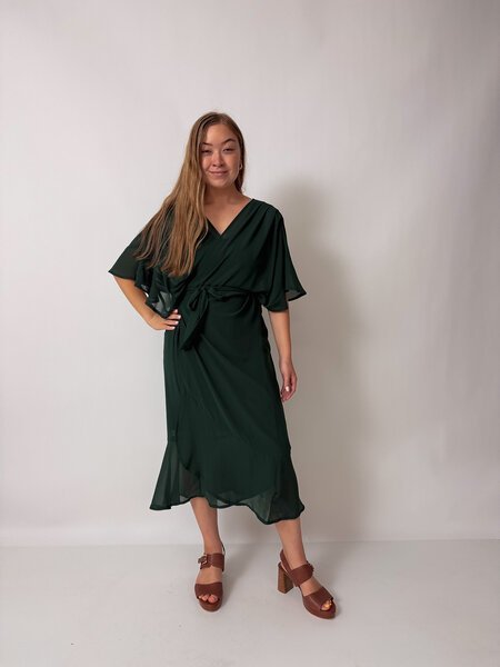 noa halter dress Printed Mesh Midi Midi dress main image 1